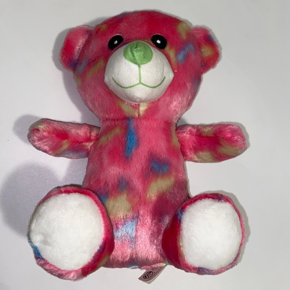 Colorful Plush Bear Toy